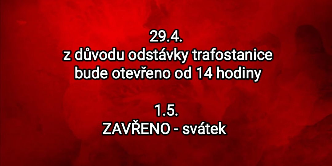 Banner odstávka